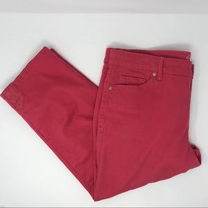 Gloria Vanderbilt Pink Jordyn Capri Jeans …